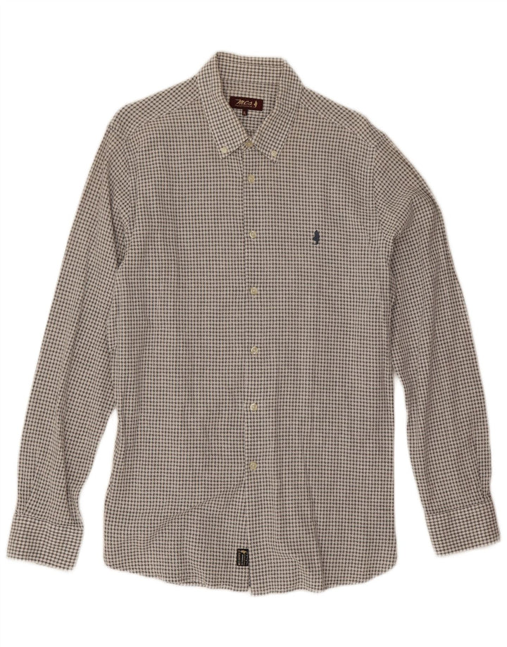 Camicia da uomo Marlboro Classics XL Grigia geometrica