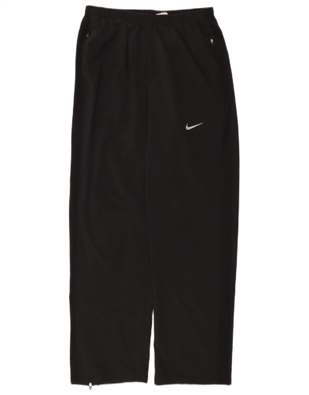 Pantaloni da tuta Nike Dri Fit da donna UK 16 Large Nero Poliestere