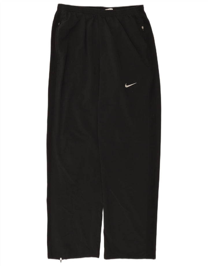 Pantaloni da tuta Nike Dri Fit da donna UK 16 Large Nero Poliestere