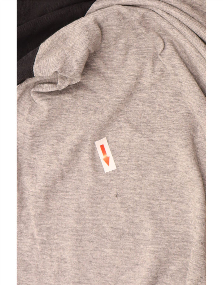Top Carhartt da uomo a maniche lunghe in cotone color block grigio medio