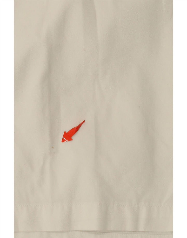 CALVIN KLEIN Camicia a maniche corte da uomo kaki XL in cotone bianco