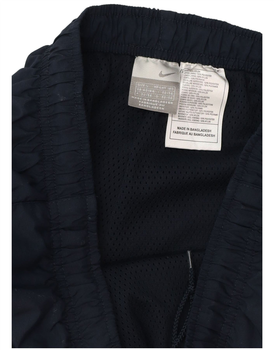 NIKE Pantaloni da tuta da uomo Joggers UK 42/44 Large Blu Navy Poliestere