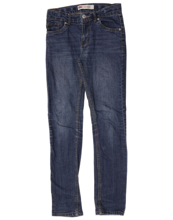 Levi's Ragazzi 510 Jeans Skinny 13-14 Anni W26 L29 Cotone Blu