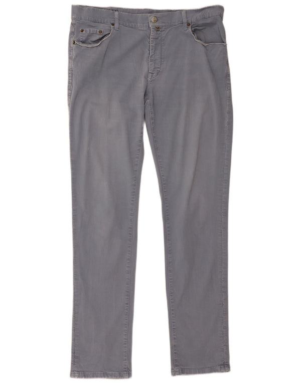 Pantaloni casual slim da uomo Avirex W38 L34 cotone blu