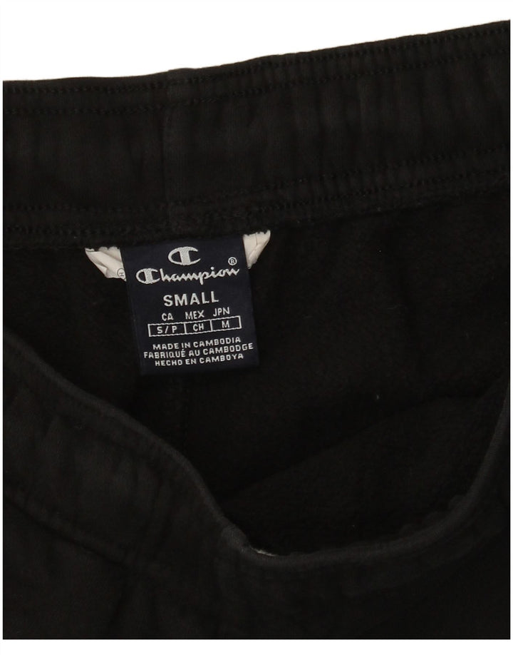 Pantaloni da tuta con grafica da uomo Champion Joggers piccoli neri