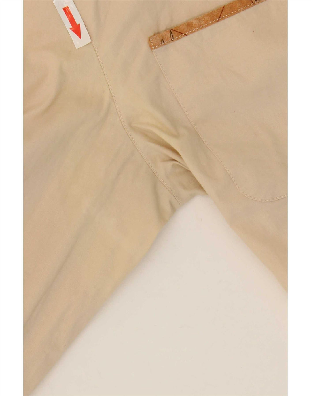 Camicia da donna ALVIERO MARTINI UK 16 grande cotone beige