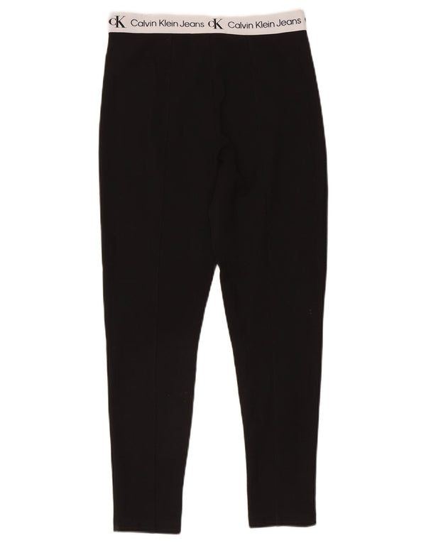 Leggings grafici da donna Calvin Klein UK 10 Small Black Colourblock
