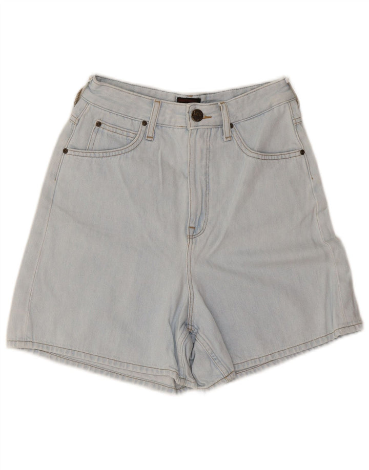 Pantaloncini di jeans Stella da donna Lee W26 piccoli in cotone blu