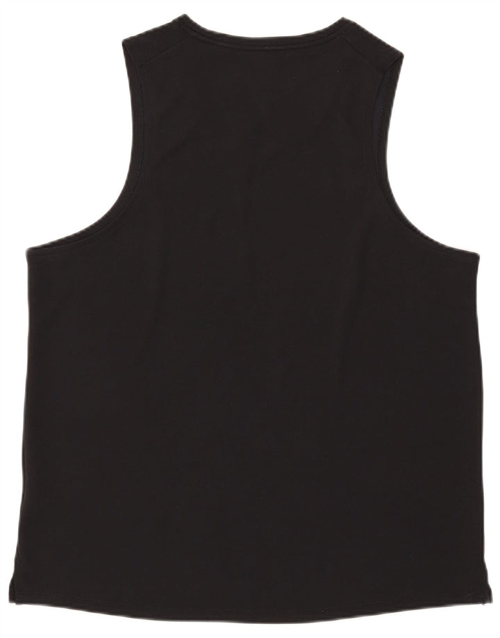 Canotta Nike Dri Fit da donna UK 16 grande poliestere nero