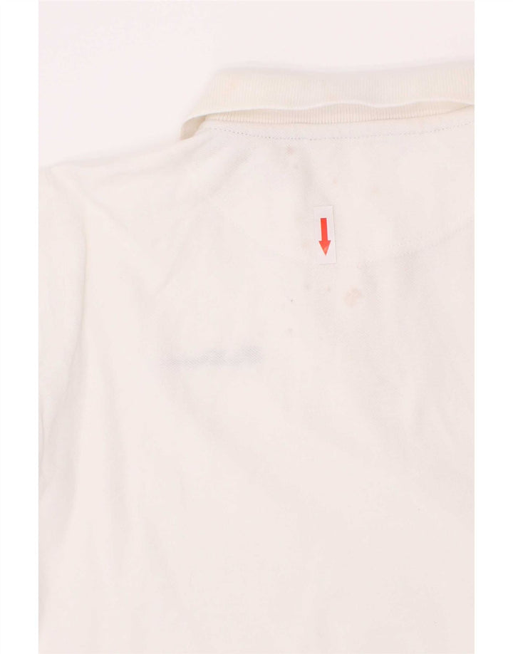 Polo da bambino Ben Sherman 8-9 anni in cotone bianco