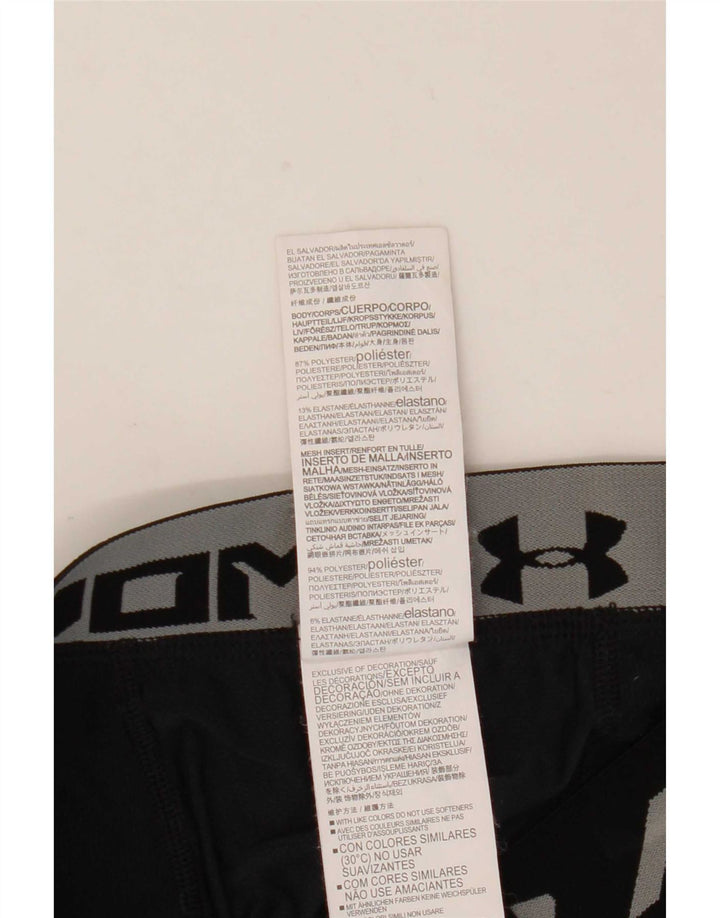 Leggings grafici da uomo Under Armour Cold Gear grandi in poliestere nero