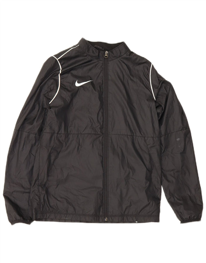Giacca antipioggia Nike da bambino 12-13 anni Large nera in poliestere