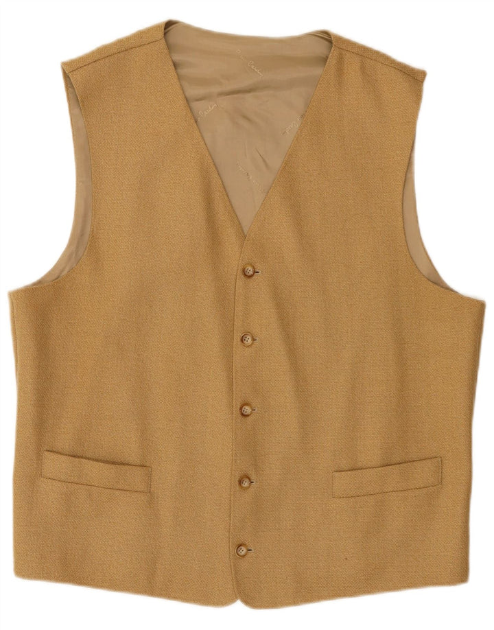 Gilet Uomo Pierre Cardin IT 48 Lana Marrone Medio