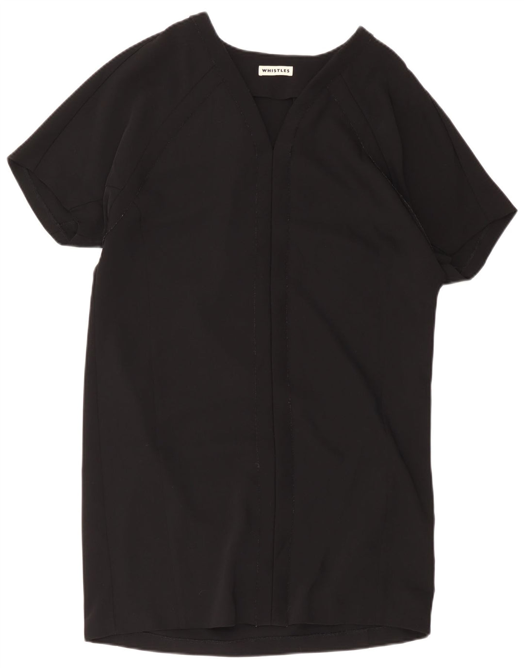 Abito a trapezio oversize da donna Whistles UK 12 poliestere nero medio