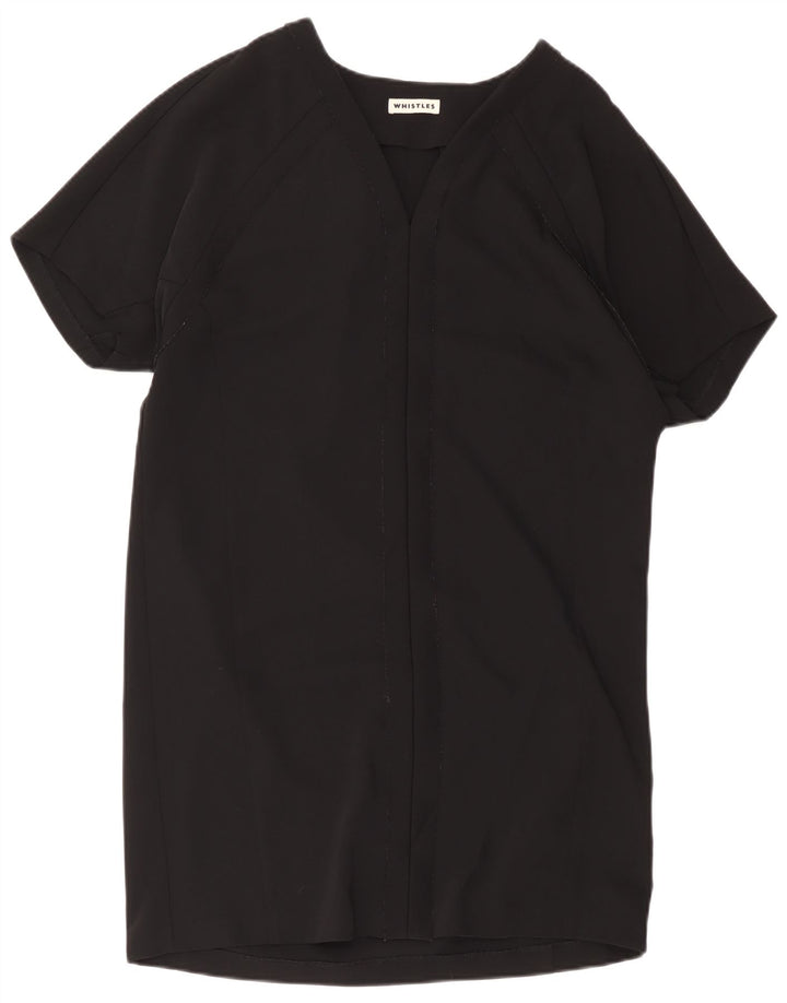 Abito a trapezio oversize da donna Whistles UK 12 poliestere nero medio