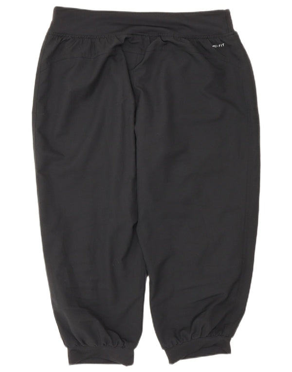 Pantaloni da tuta da jogging Nike Dri Fit Capri da donna UK 14 medio nero