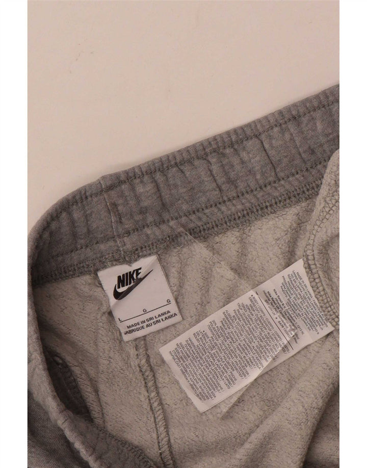 Pantaloni da tuta da uomo Nike Joggers grandi in cotone grigio