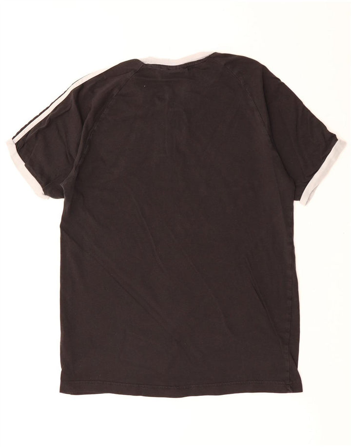 T-shirt da uomo ADIDAS Top grande in cotone nero