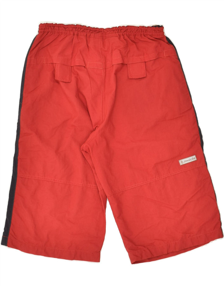 INVICTA Boys Cargo Bermuda Shorts 11-12 Years W26 Red Polyamide | Vintage Invicta | Thrift | Second-Hand Invicta | Used Clothing | Messina Hembry 