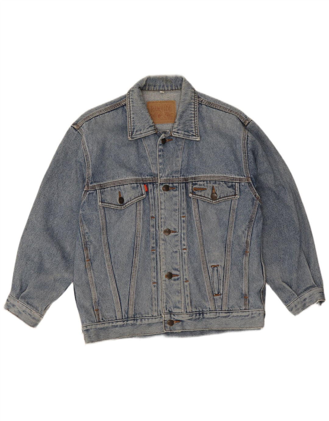 Giacca di jeans vintage da uomo UK 36 piccola blu