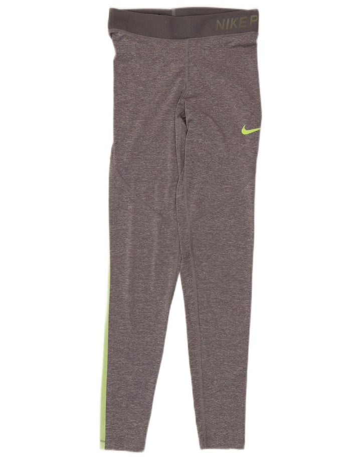 Leggings grafici NIKE da donna UK 6 XS Grigio
