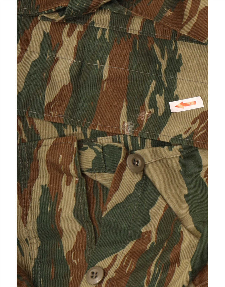 Set da 2 pezzi da caccia vintage da uomo medio W34 L30 mimetico verde
