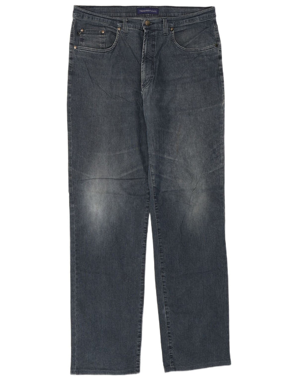 Jeans dritti da uomo Trussardi W38 L34 Blu