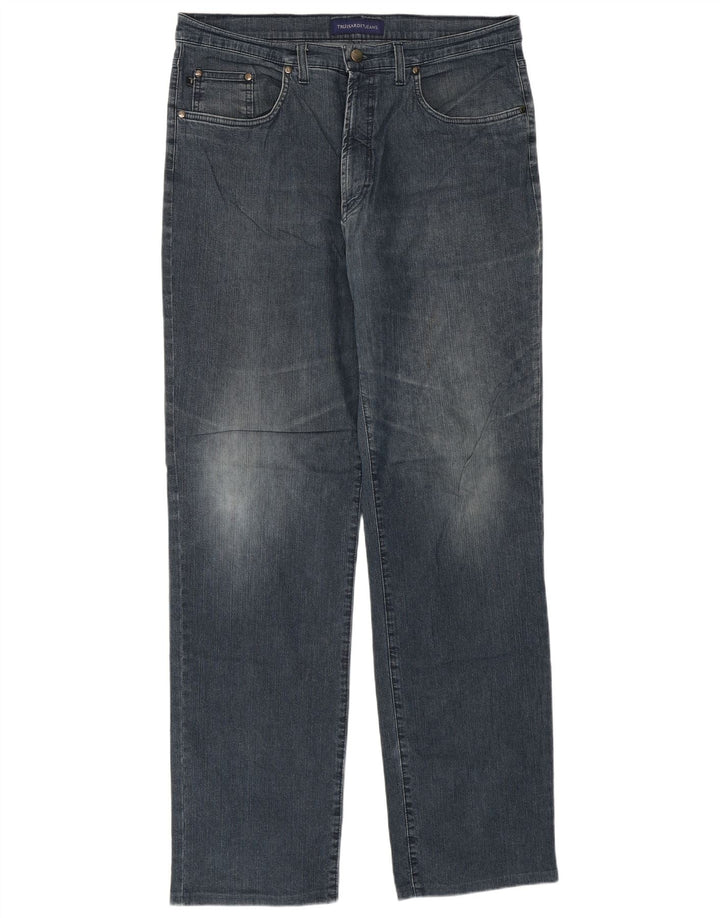 Jeans dritti da uomo Trussardi W38 L34 Blu