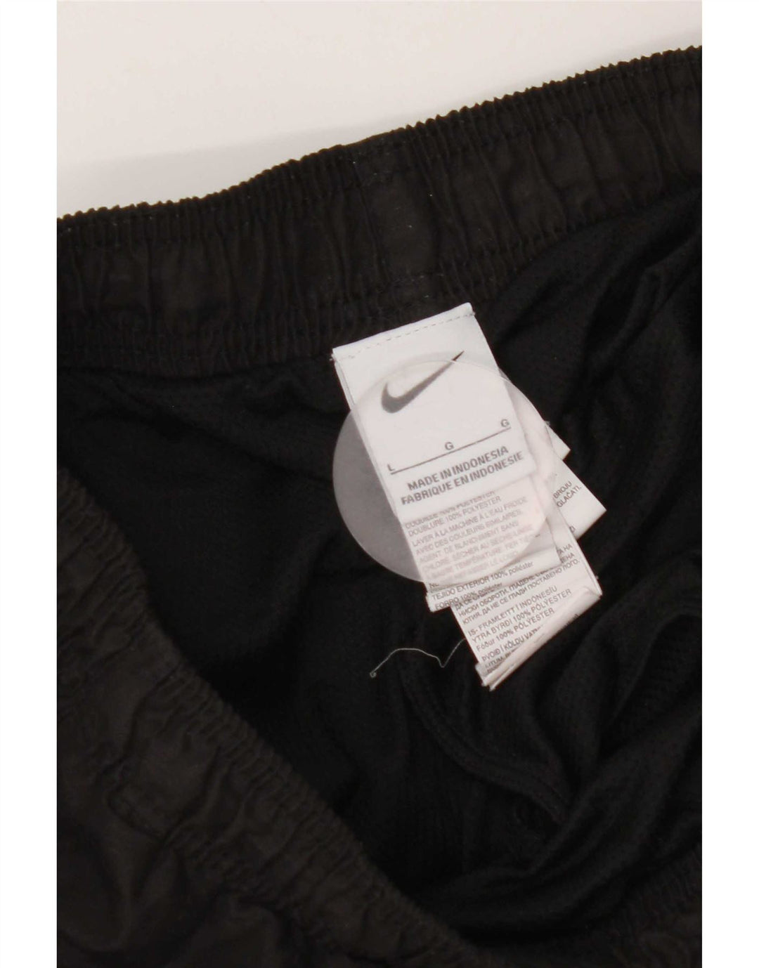 Pantaloncini sportivi da uomo Nike Large neri in poliestere
