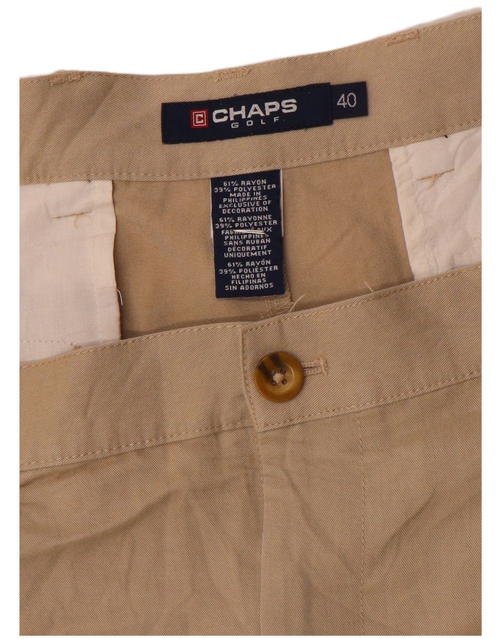 Pantaloncini chino da uomo Chaps W40 XL Rayon beige
