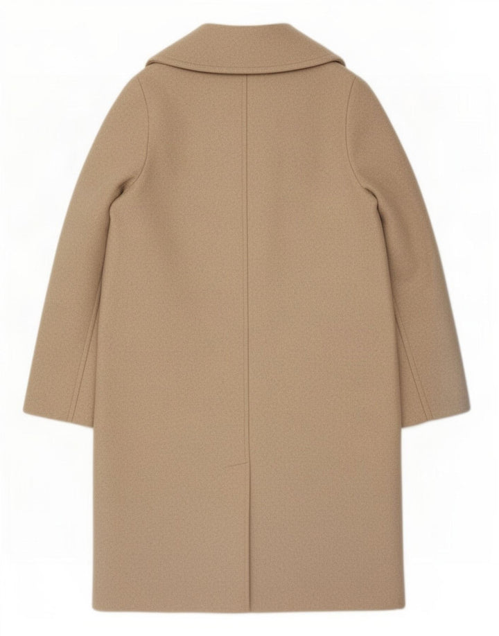 Soprabito aperto da donna Zara UK 10 piccolo poliestere beige