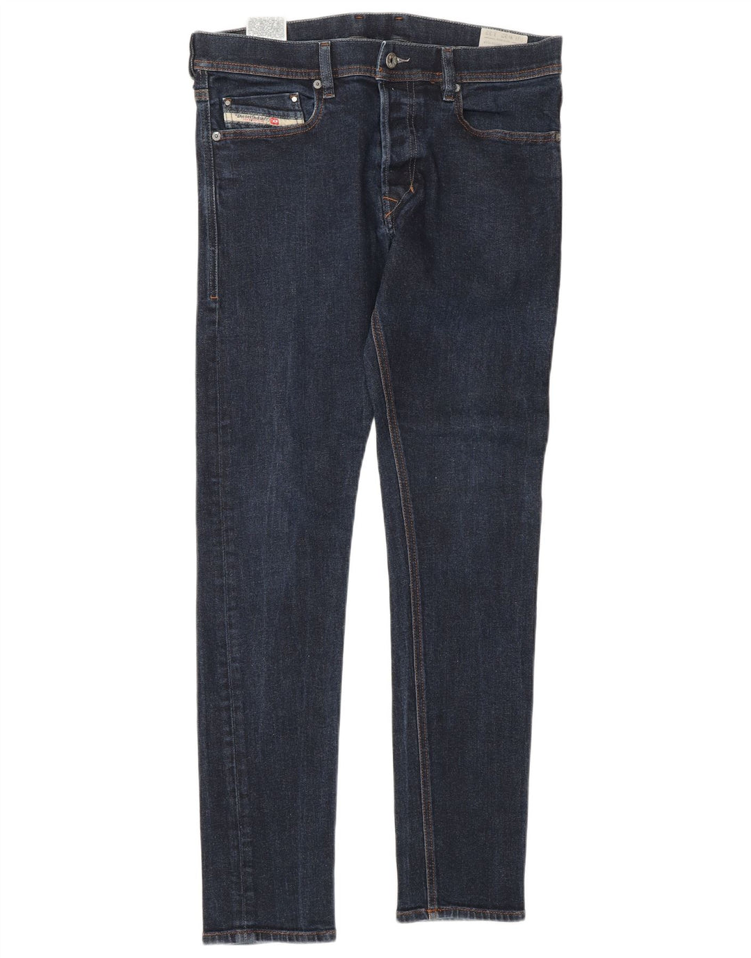 Jeans skinny da uomo DIESEL W32 L32 in cotone blu navy