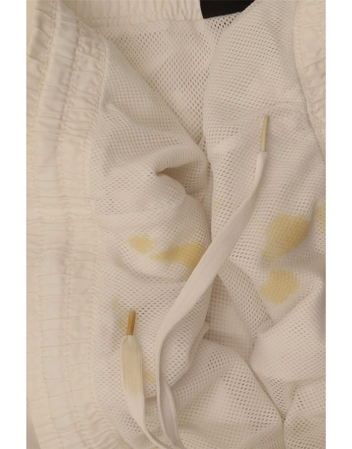 Pantaloncini sportivi Bermuda grafici da uomo Umbro 2XL Poliestere bianco