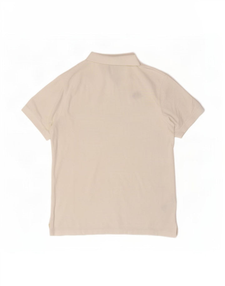 Polo Nike da uomo grande in cotone bianco