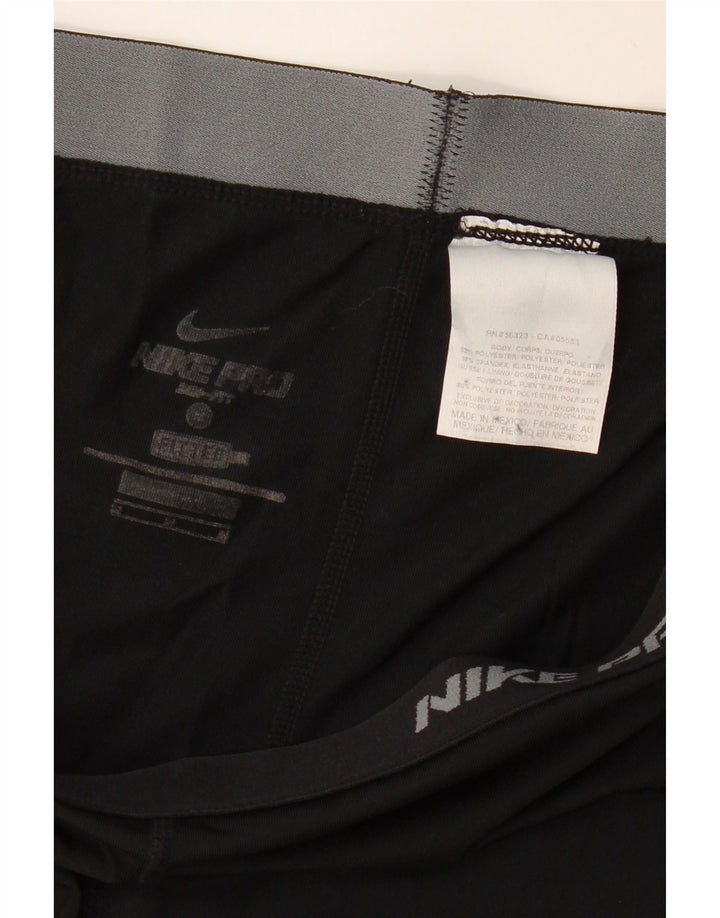 Pantaloni da tuta Nike Dri Fit da donna UK 12 Medium Nero Poliestere
