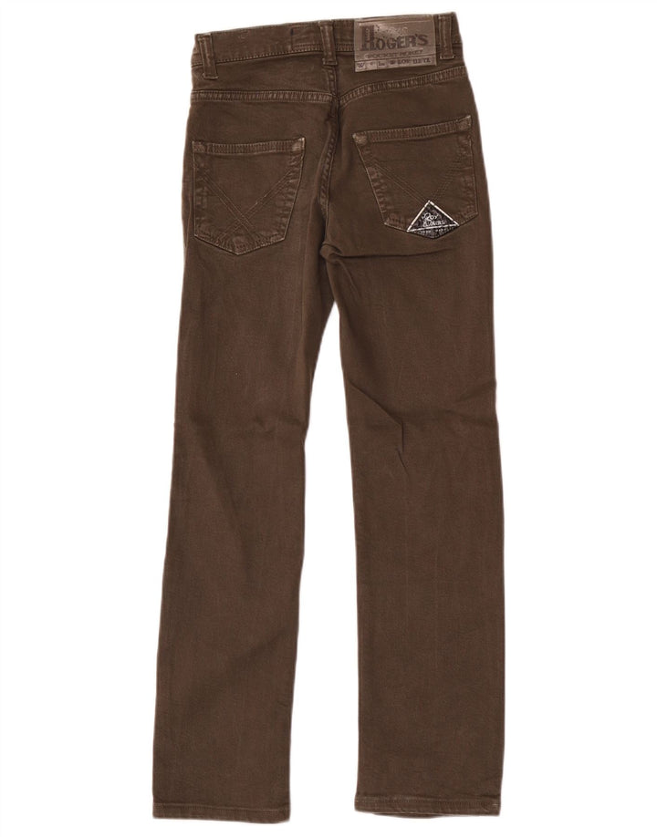 Jeans dritti da ragazzo Roy Rogers 9-10 anni W22 L26 Cachi