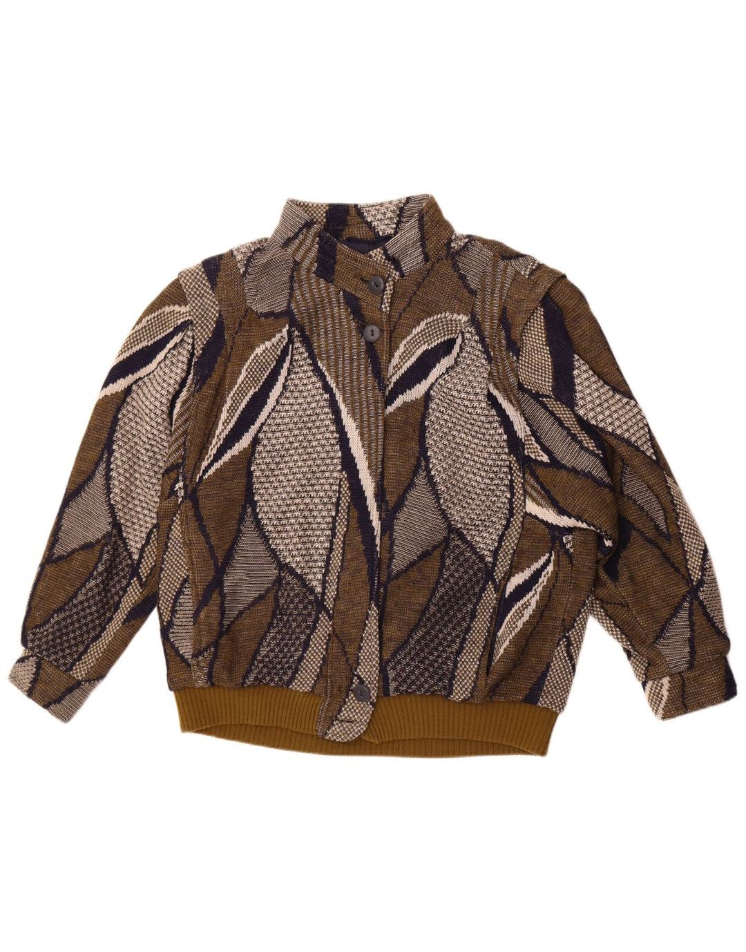 Giacca bomber oversize da donna con motivo astratto Stadick UK 10 Small Khaki