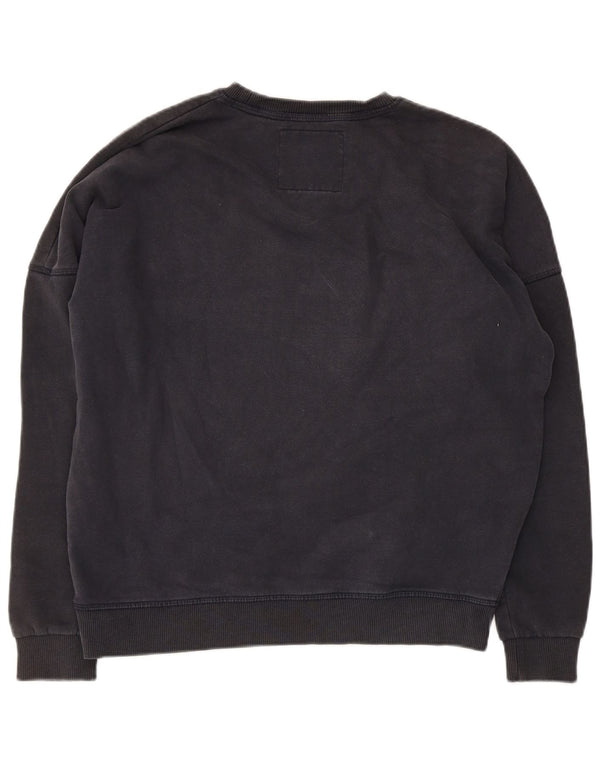 Felpa oversize grafica da uomo Superdry Maglione UK 8 Small Cotone grigio