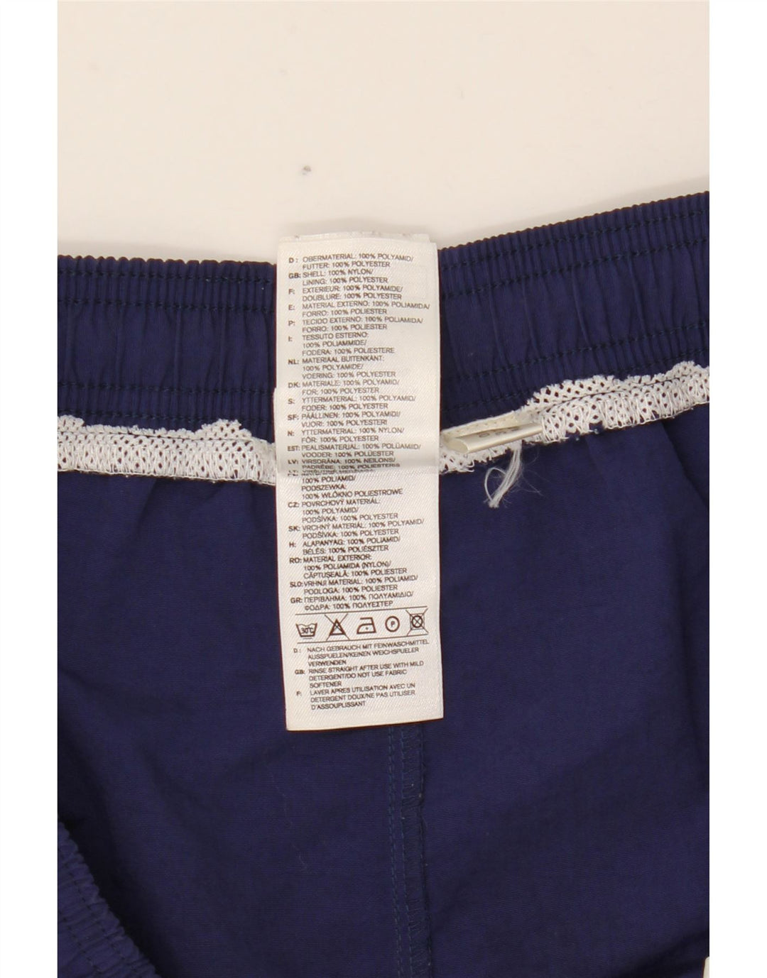 Pantaloncini da bagno da uomo ADIDAS XL in nylon blu navy