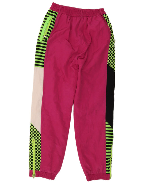 Rodeo Womens Graphic Ski Trousers EU 38 Medium Pink Colourblock Polyester