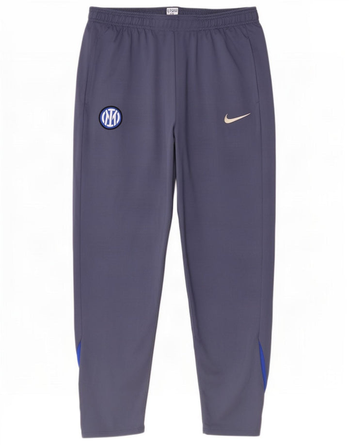 Pantaloni da tuta Nike Inter da uomo in poliestere color block blu medio