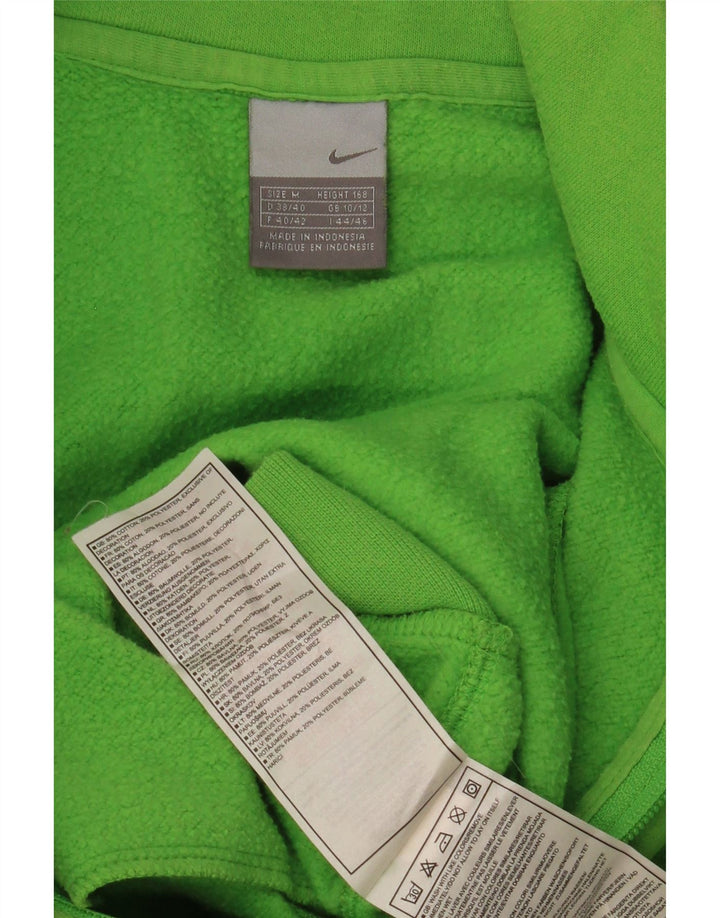 Giacca da tuta da donna Nike UK 10/12 Cotone verde medio