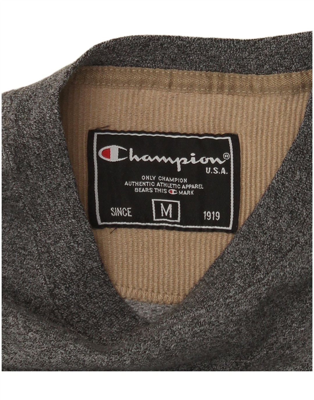 Felpa da uomo Champion Maglione grigio medio chiazzato