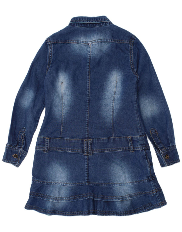 Abito Denim Bambina Massimo Dutti 5-6 Anni Cotone Blu