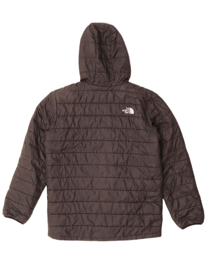 Giacca imbottita con cappuccio The North Face da ragazzo 14-15 anni XL poliestere nero