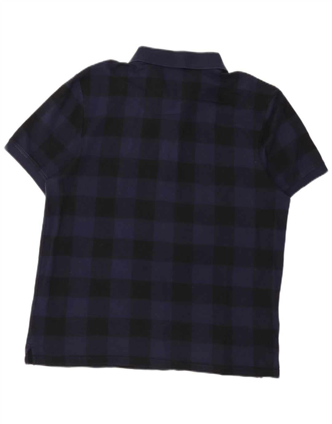 Polo da uomo Lyle & Scott XL in cotone a quadretti blu navy