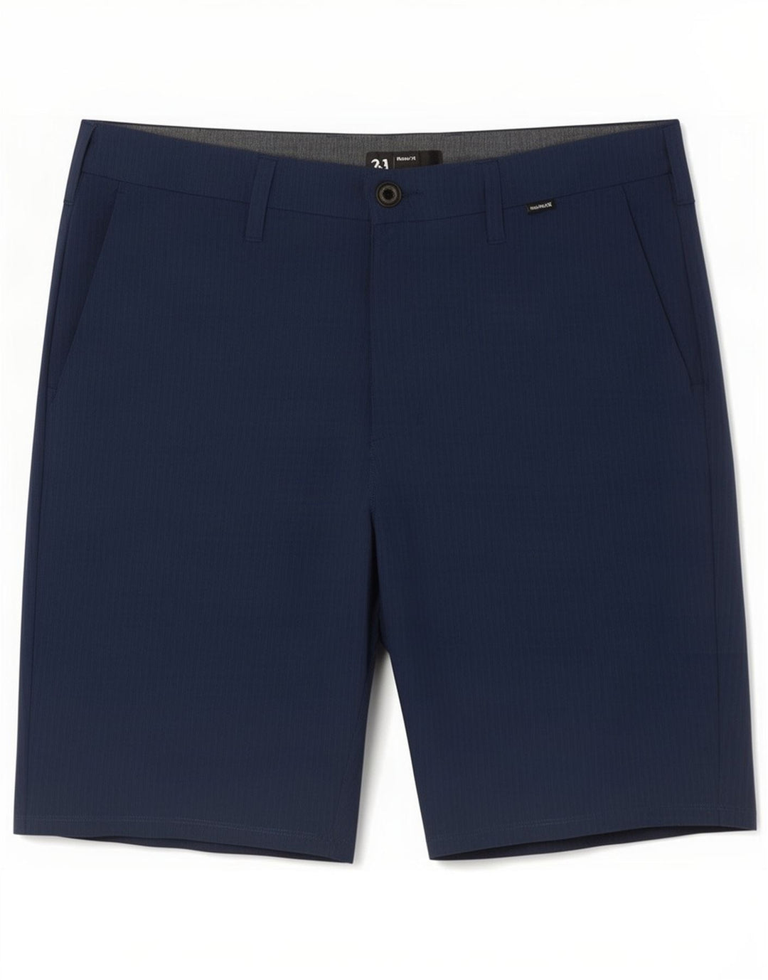 Pantaloncini chino da uomo Hurley medi W31 poliestere a righe blu navy