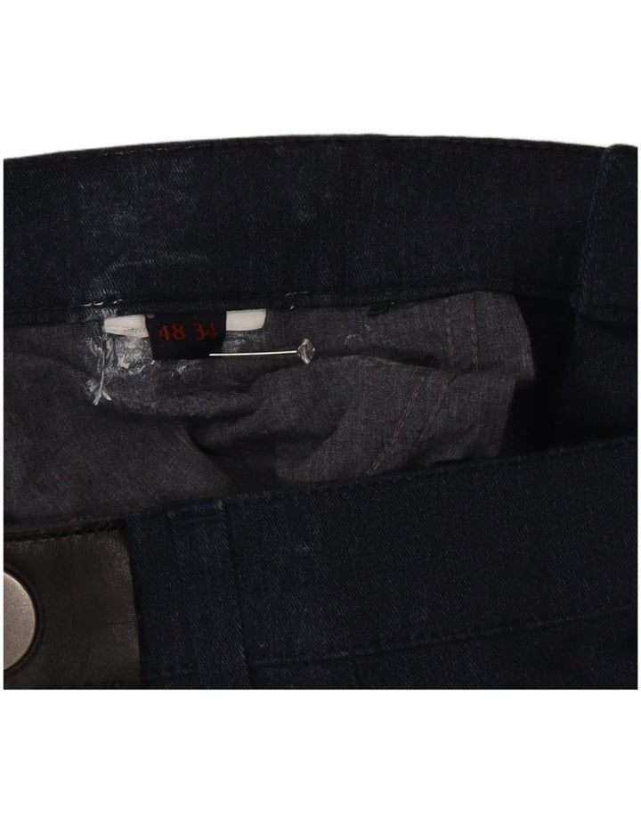 Jeans dritti da uomo Trussardi W34 L30 Blu Navy