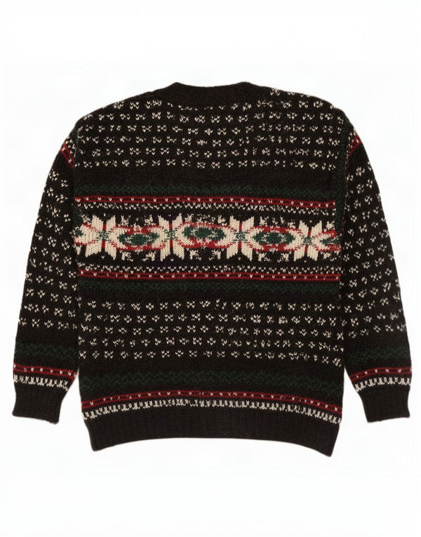 Maglione maglione girocollo da uomo Marks & Spencer St. Michael XL nero
