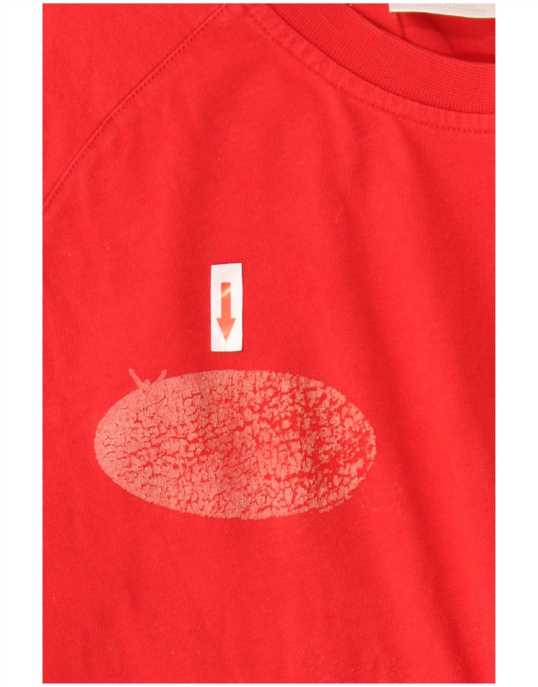 T-shirt Adidas da uomo Top Small rossa in cotone